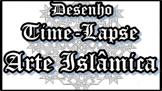 Arte Islâmica - 8 Fases da Lua / Time-Lapse Draw / #002