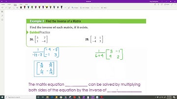 3 8 Solving Systems of Equations Using Inverse Matrices