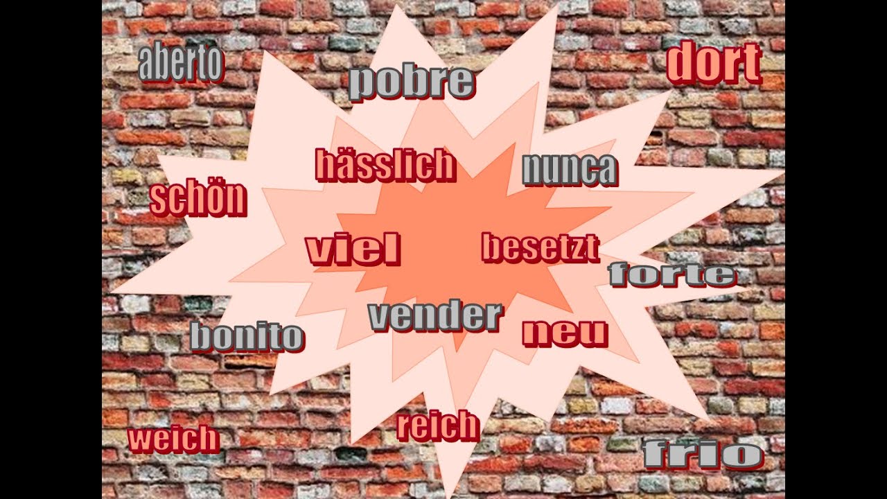 DeutschPortugiesisch die Antonyme//AlemãoPortuguês os antónimos