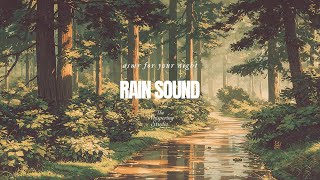 [asmr 3hr] 🌧️ Rain Sound for a Peaceful Night | Gentle Forest Ambience ASMR