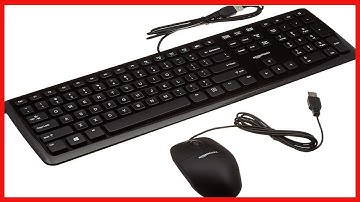 Great product -  Amazon Basics USB Wired Computer Keyboard and Wired Mouse Bundle Pack