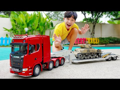 Yejun Build Truck R/C Car Toy Assembly for Kids