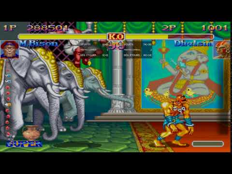 SSF2T: Bison (Dictator) Dizzy into 100% combo (here vs Dhalsim)