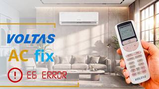 Voltas AC Mini Split E6 Error Code – What It Means and How to Fix It