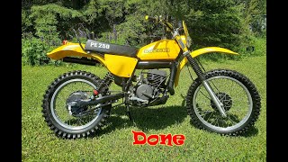1978 Suzuki pe250 rebuild Done will it start
