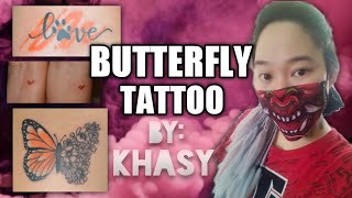 Butterfly Tattoo By Khasy