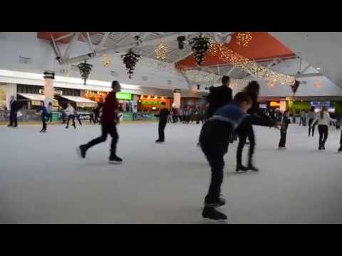 Ковзанка Ашан Каток "Кінг Крос Леополіс" Львів (ice skating Lviv)