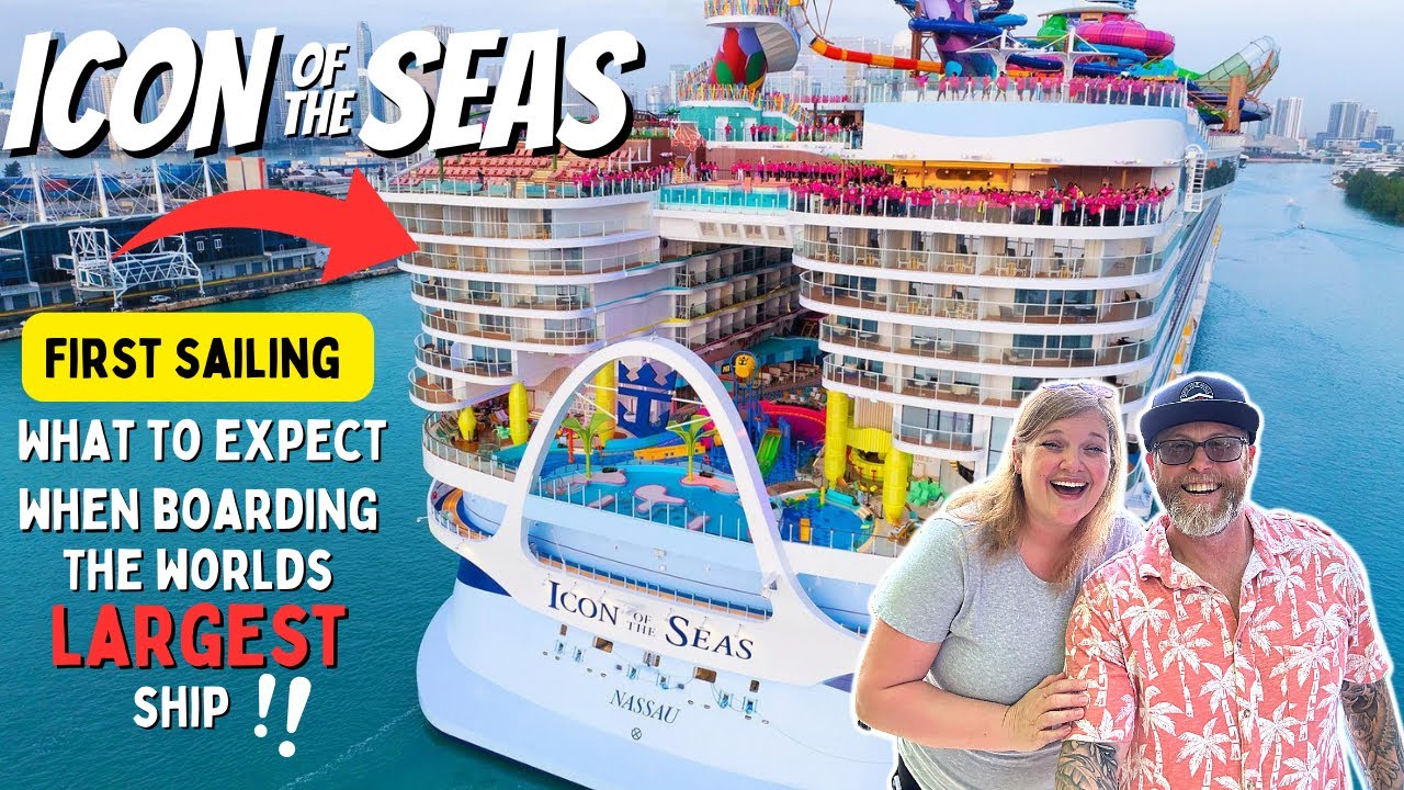 FIRST SAILING of ICON of the SEAS!! (Inaugural Cruise)