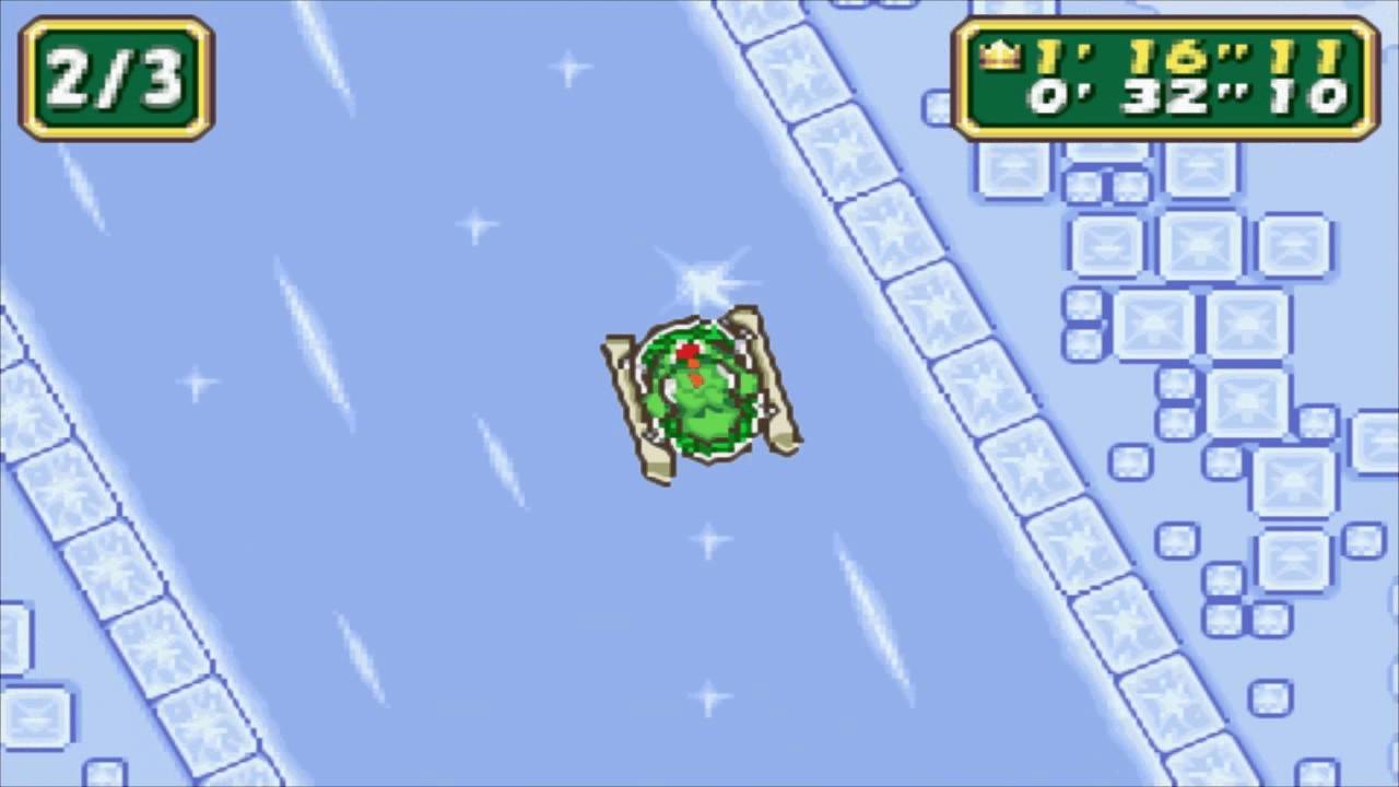 Mario Party Advance - Sled Slide