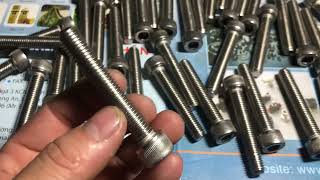 STAINLESS STEEL 304 DIN 912 HEX SOCKET HEAD CAP SCREWS - FULL STOCK SUPPLIER