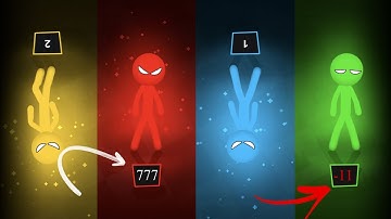 Stickman Party - Tournament Mode 123 4 Players Random - MiniGames Gameplay