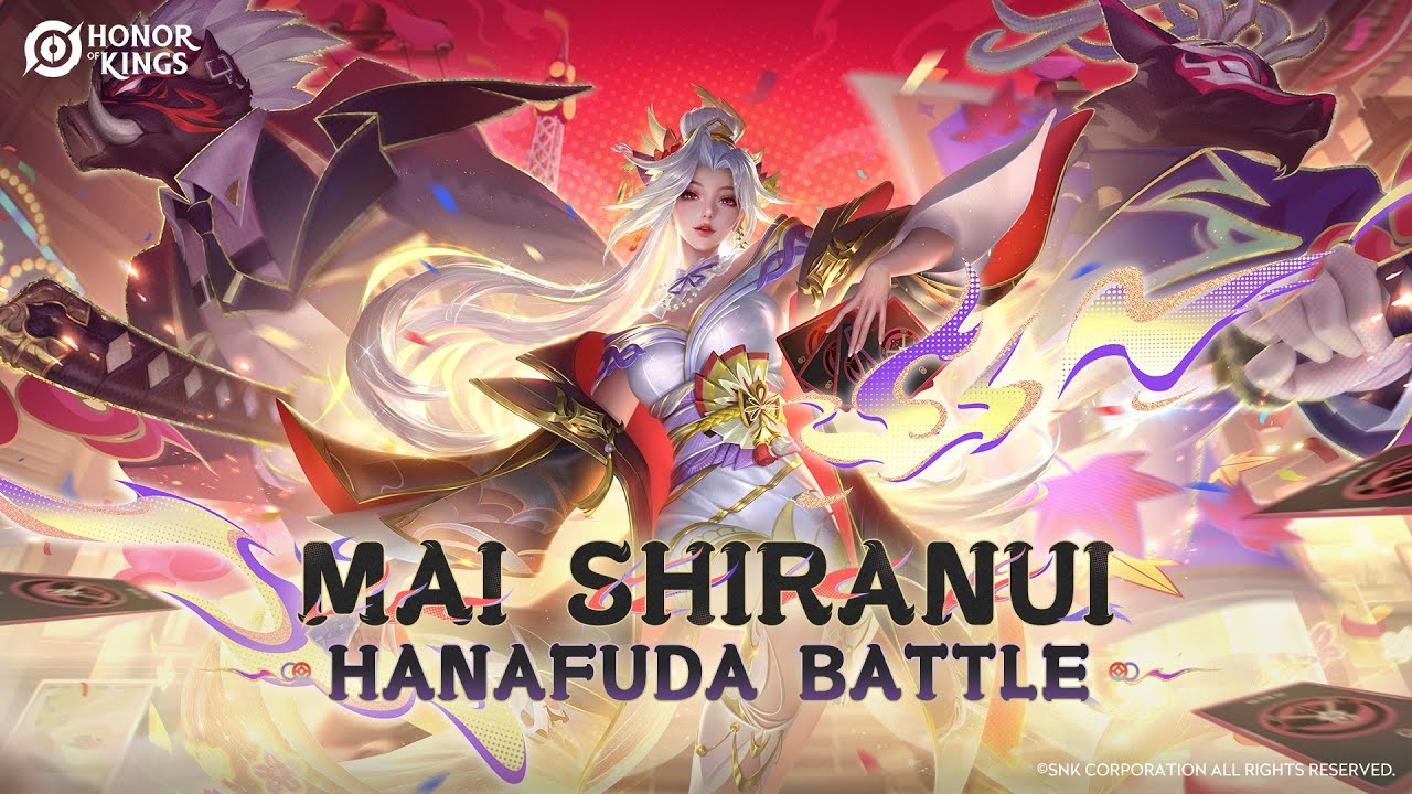 Hanafuda Battle Mai Shiranui | Skin Showcase | Honor of Kings