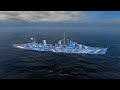 Hobart Tier 6 cruiser gameplay World of Warships Blitz