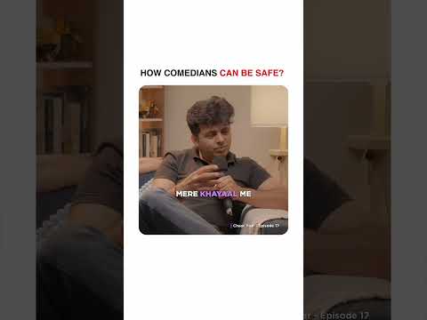 How Comedians Can be Safe? #funny #chaaryaar #standupcomedy #podcast #comedy #hindicomedy #shorts