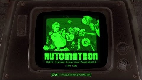 Where to find the New Pip-Boy Game "Automatron" in Fallout 4 Automatron DLC