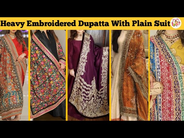 Plain suit with organza Dupatta... - Modella shop jalandhar | Facebook