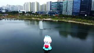 미사호수공원 음악분수 영상