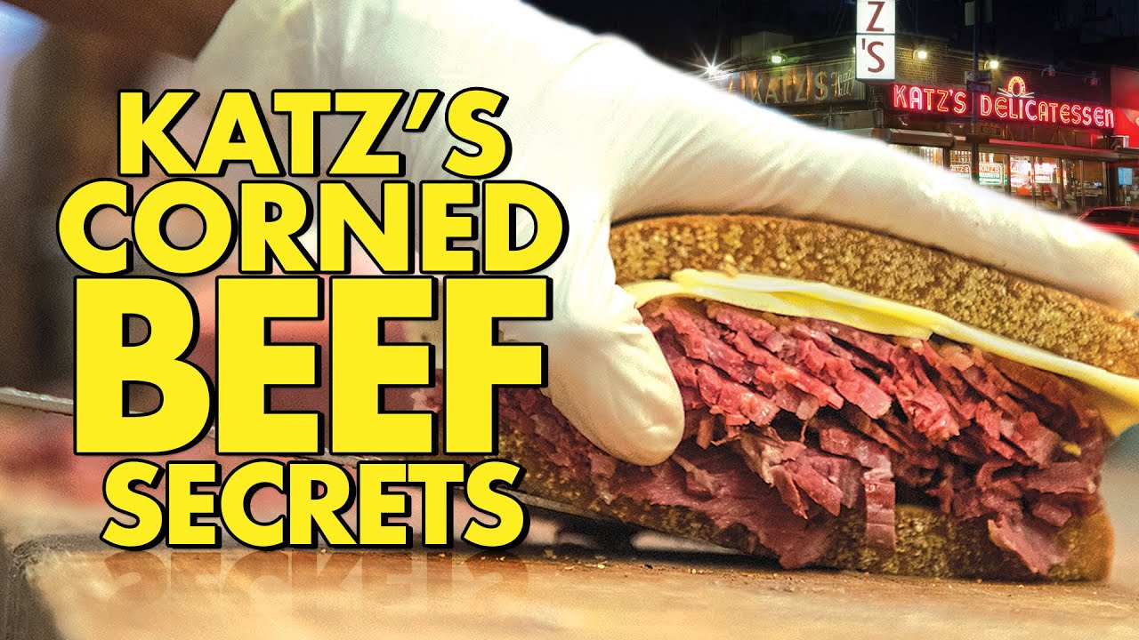 Katz's Corned Beef History Behind The Counter at Katz's Deli YouTube
