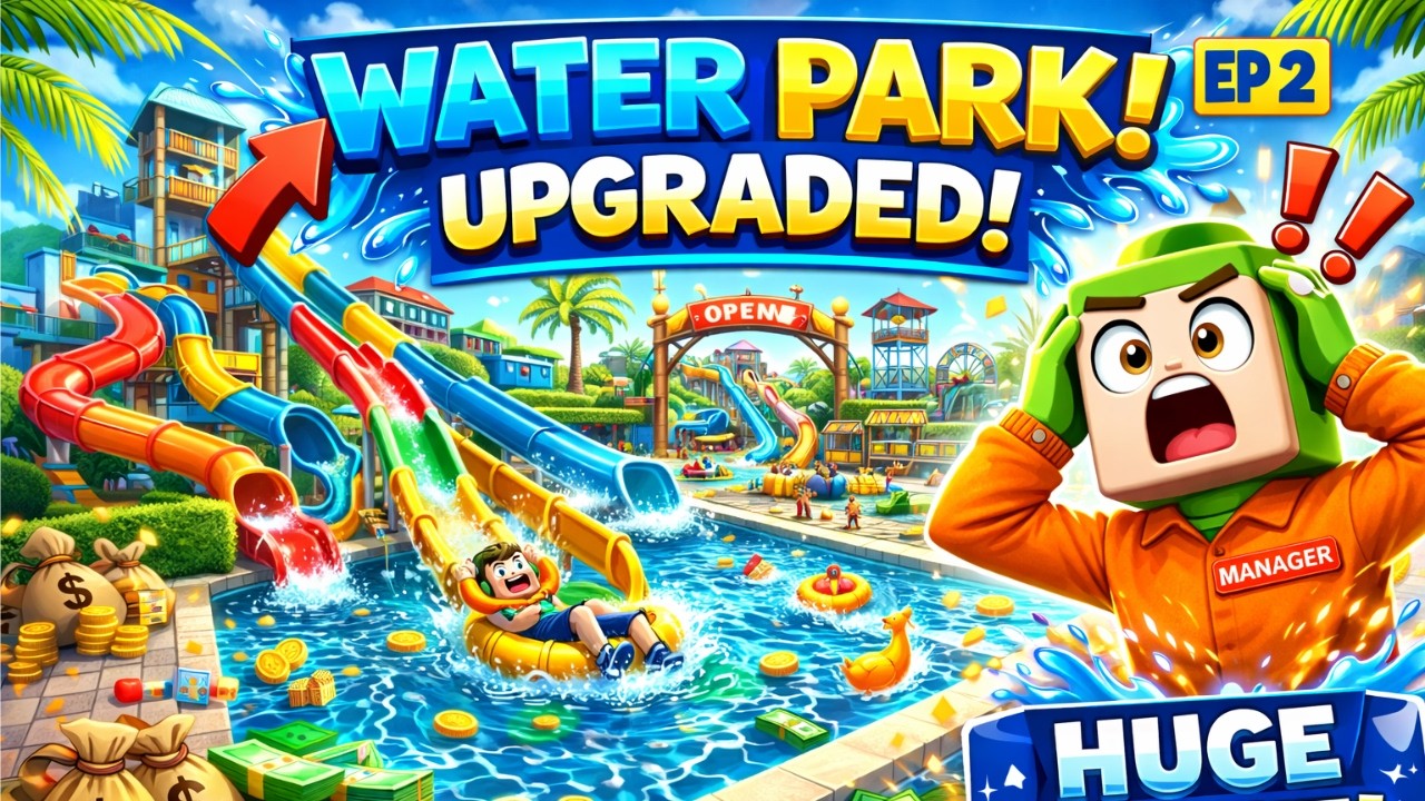 Upgraded My Water Park & It Made HUGE Profit! 💰🔥 | Water Park Simulator EP 2 (Hindi)