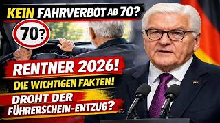 Kein Fahrverbot ab 70? Das müssen Rentner 2026 unbedingt wissen!