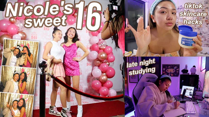 Nicole Laeno's Sweet 16 party! night skincare rout...