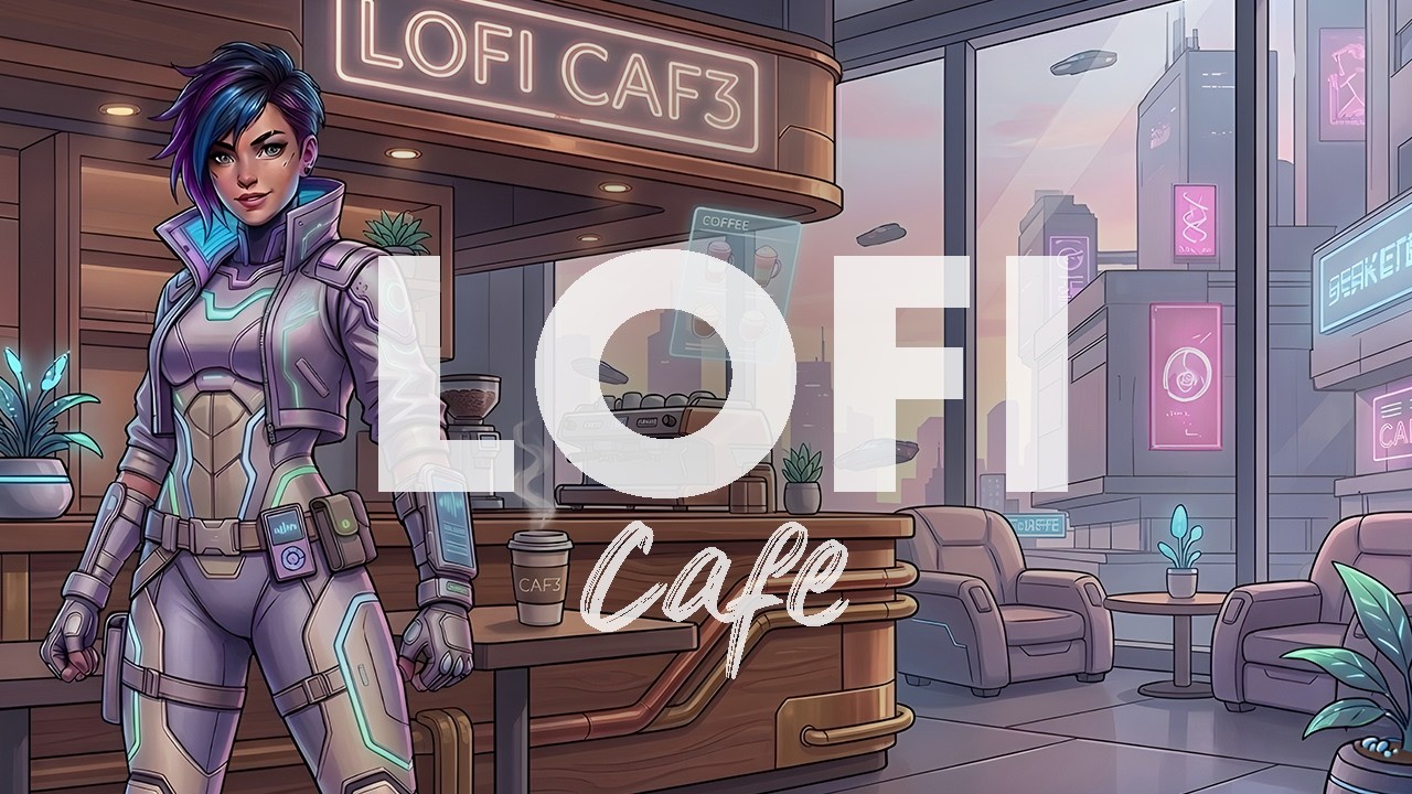 LOFI Café |  4 Hours of Chill Beats for Deep Focus, Study, & Work
