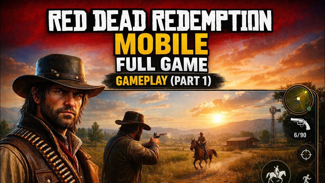 Red Dead Redemption Mobile 4k FULL GAME-Rockstar/Netflix | RDRM 5 ...