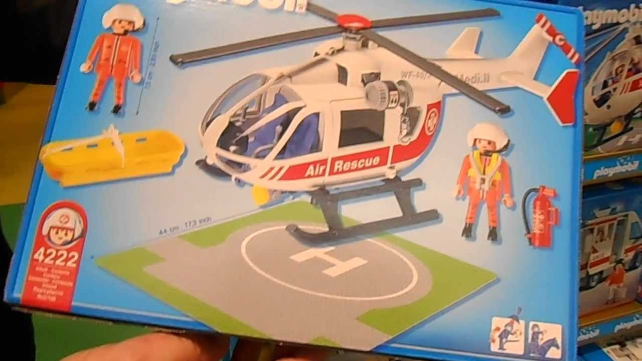helicoptere ambulance playmobil