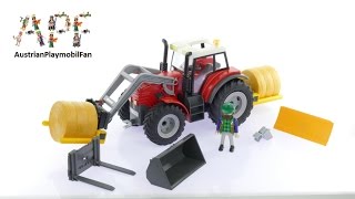 kaste støv i øjnene overlap Tanzania Playmobil Country 6867 Tractor with Frontloader - Playmobil Build Review -  YouTube