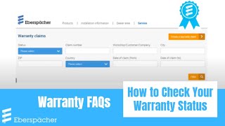 How to Check the Warranty Status of Your Eberspaecher Heater