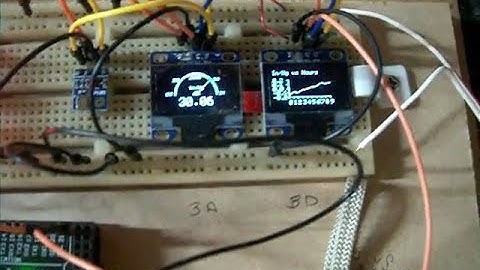 Arduino Barometer with 10 hour graph