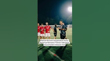 Patrick Kluivert menjelaskan masa depannya bersama Timnas Indonesia seusai kalah melawan Irak