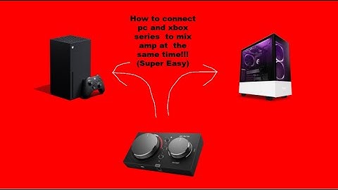 How to connect Astro mix amp to PC and next gen consoles at the same time with AUX cord (Super Easy)