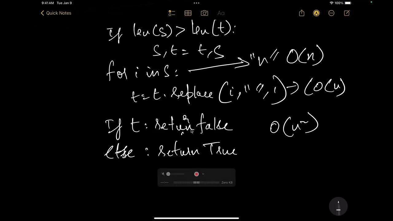 Valid anagrams: leetcode 242 - YouTube