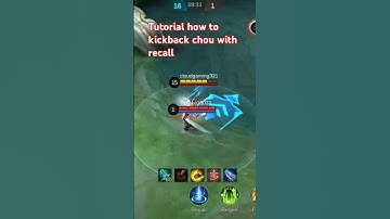 #mobilelegends #mlbb #tutorial #chou #kickback #fyp how to kick back chou with recall super easy