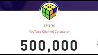 The Exact Moment J Perm Hit 500,000 SUBSCRIBERS!! Congrats J Perm!! | #Shorts
