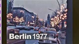 Berlin 1977 - Festbeleuchtung am Ku´damm - Panoptikum - Christmas lights