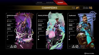 APEX LEGENDS - VALKYRIE - LIFELINE - FUSE - CHAMPIONS - 15 SK