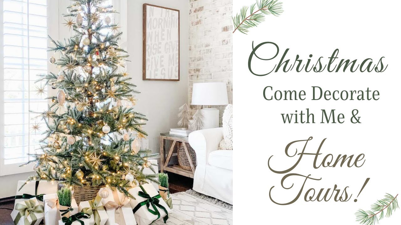 Christmas Decorate with Me | Christmas Home Tour 2020 - YouTube