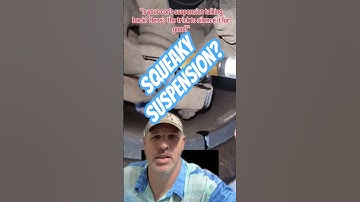 SQUEAKY Suspension Hack!   #mechanic #tools #cars