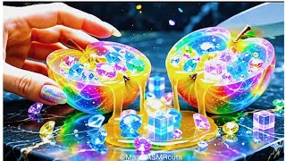 Satisfying Glass Fruit Cutting Compilation 🌈| Every Glass Fruit Has a Secret Inside ! 😱