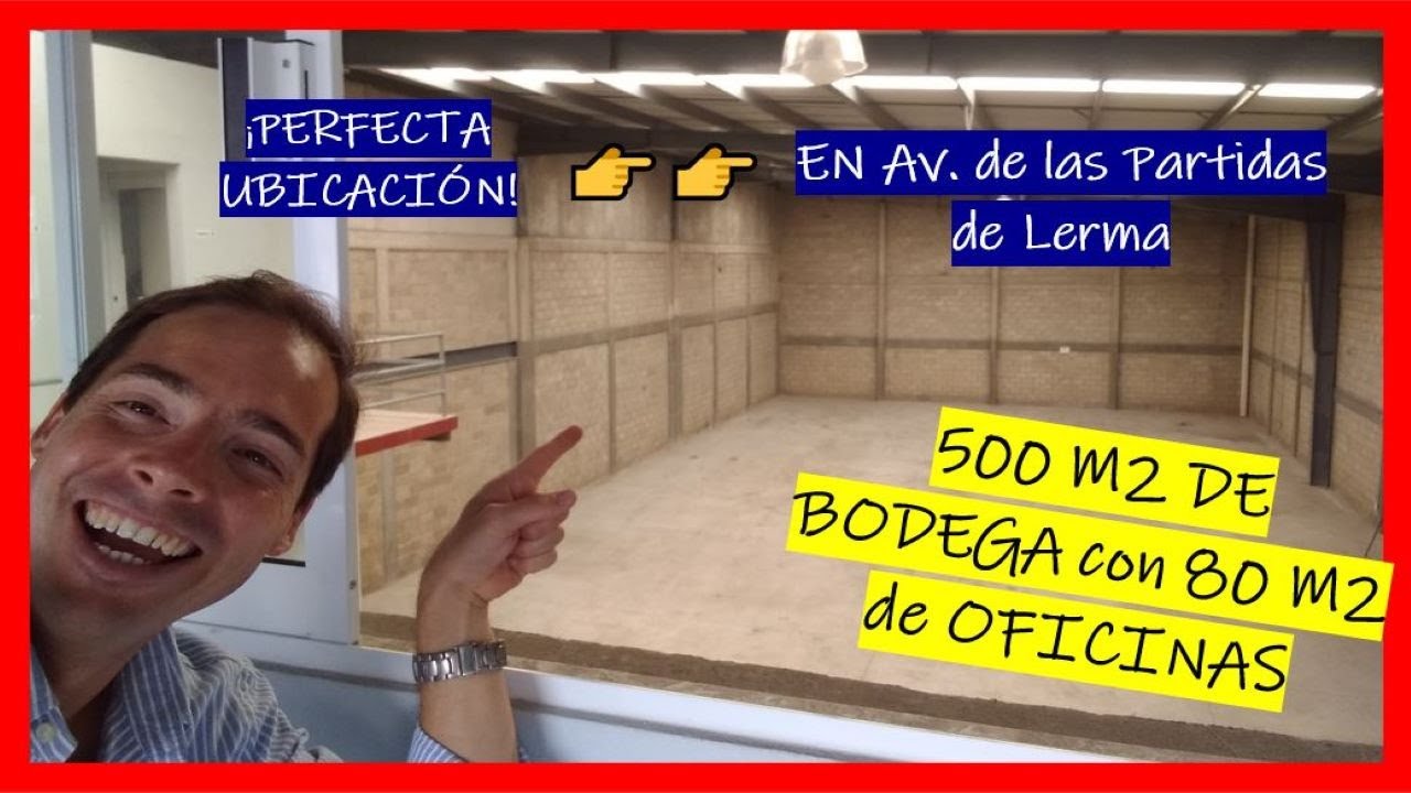 Renta de 🏭 Bodega Industrial pequeña en Lerma - Toluca. 700 m2 con  OFICINAS 😉 👌