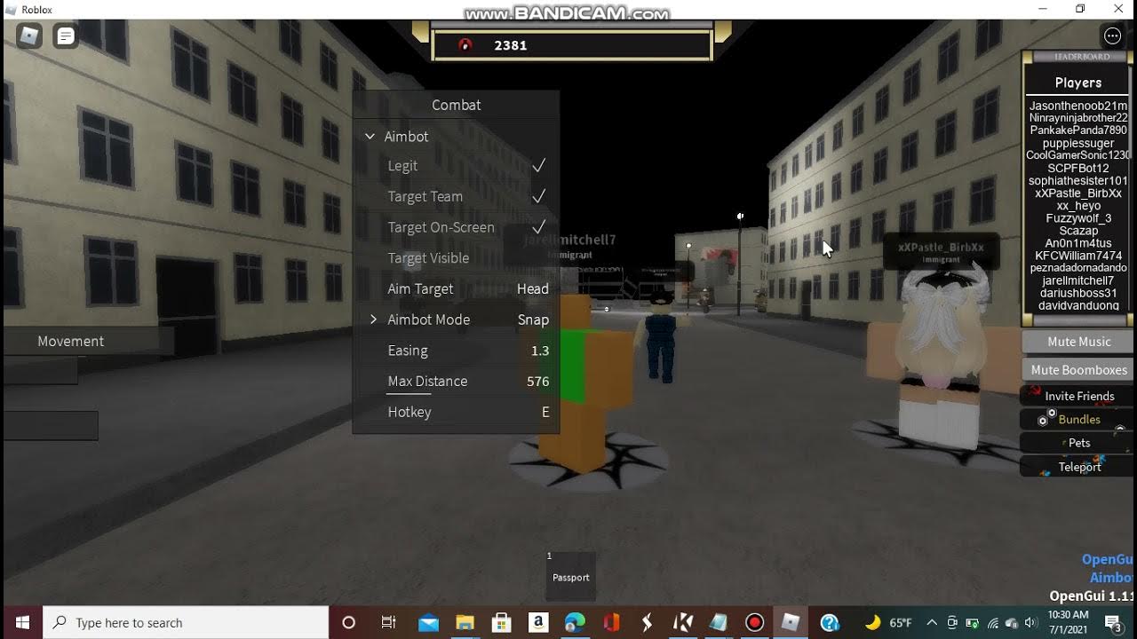 MILITARY SIMULATOR (AIMBOT SCRIPT). YouTube