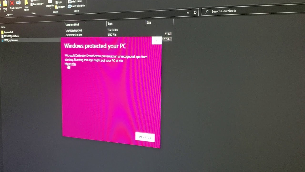 FW Update Step 2: Starting the Updater