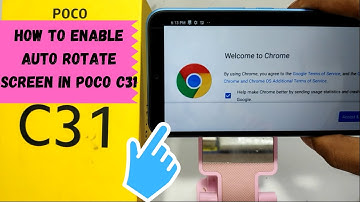 How to Enable Auto-Rotation Screen In POCO C31| How to Turn On Screen Auto-Rotation on POCO C31