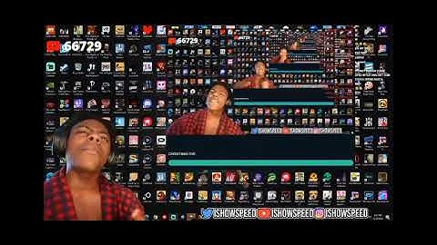 Ishowspeed starts rapping in an infinite loop #ishowspeed #viral #loop