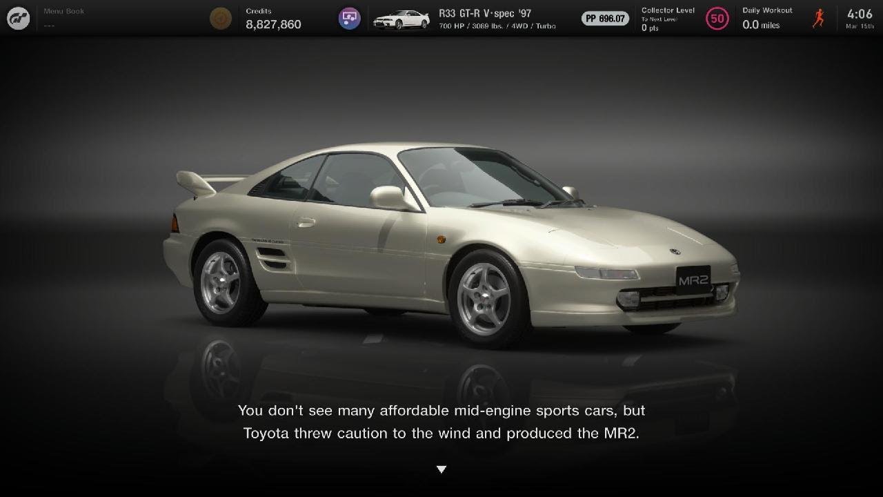 GT7: All About the 1997 Toyota MR2 GT-S - YouTube