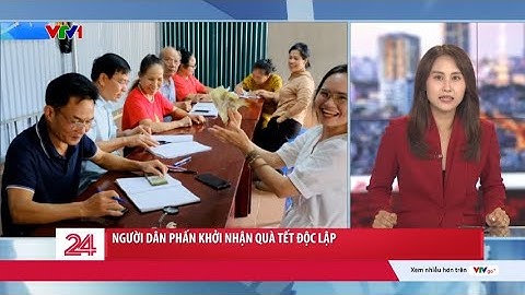 Người dân TP. Hà Nội phấn khởi nhận quà Tết Độc lập | Cụm tin | VTV24