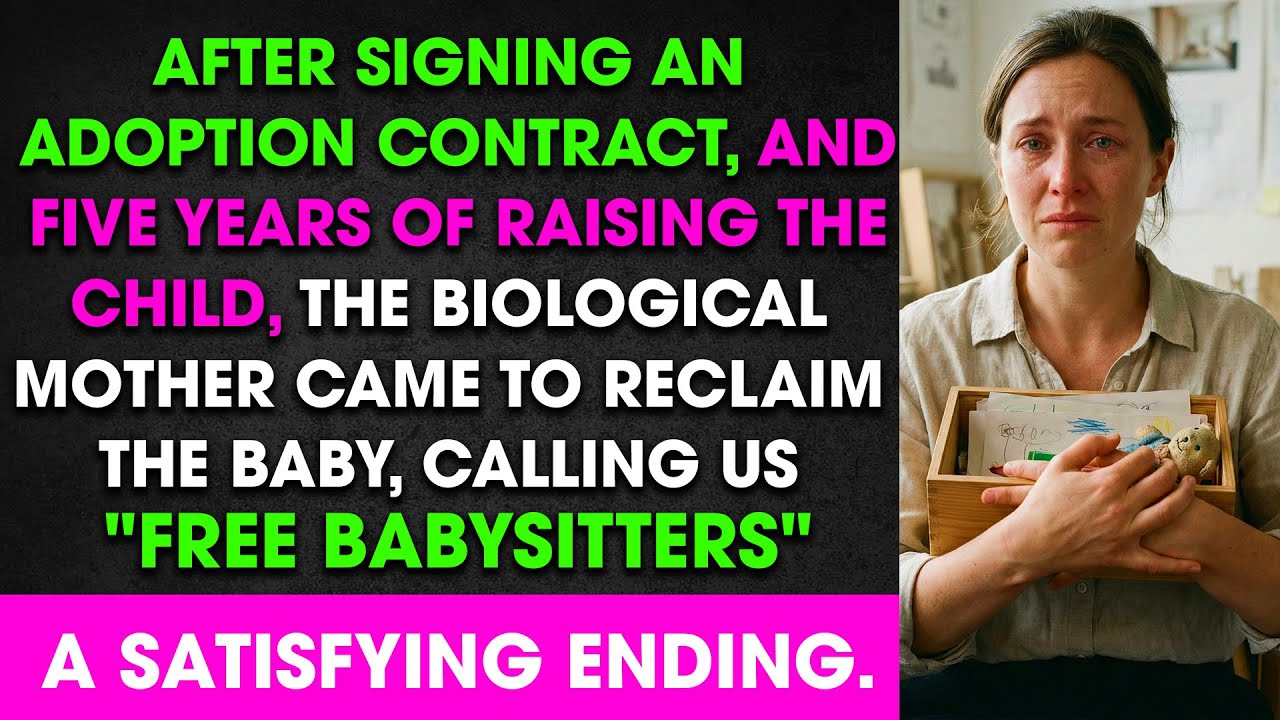 Beautiful Everyday Life Stories: Bio Mom Demands Son Back After 5 Years, Calls Us Free Babysitters