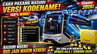 CARA PASANG BASURI VERSI KODENAME BUS SIMULATOR INDONESIA UPDATE V4.5.1 TERBARU 2026 screenshot 1